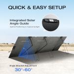 EF ECOFLOW 220W Foldable Solar Panel for Camping