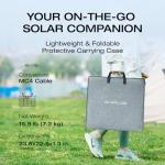 EF ECOFLOW 220W Foldable Solar Panel for Camping