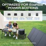 EF ECOFLOW 220W Foldable Solar Panel for Camping