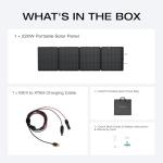EF ECOFLOW 220W Foldable Solar Panel for Camping