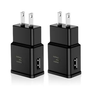 Fast Charging Wall Adapter for Android Devices (2-Pack)