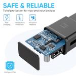 Fast Charging Wall Adapter for Android Devices (2-Pack)