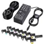 90W Universal Laptop Charger with 16 Tips
