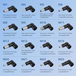 90W Universal Laptop Charger with 16 Tips