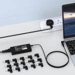 Universal 90W Laptop Charger with 16 Tips