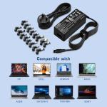 ZORUBUM 90W Universal Laptop Charger with 16 Tips