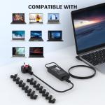 Universal 90W Laptop Charger with 16 Tips