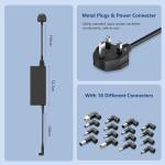 ZORUBUM 90W Universal Laptop Charger with 16 Tips