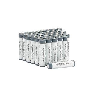 Amazon Basics 40 AAA Alkaline Batteries, 1.5 Volt