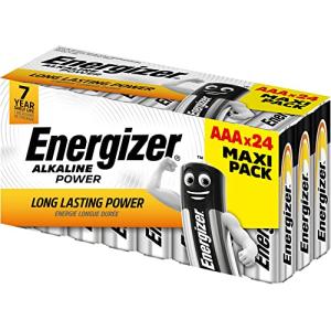 Energizer AAA Alkaline Power Batteries, 24 Count