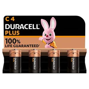 Duracell Plus MN1400 Alkaline C Battery 4-Pack