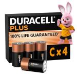 Duracell Plus C Batteries 4-Pack - Reliable Power