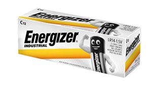 Energizer Industrial C Batteries 1.5V - Pack of 12