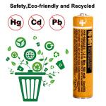 AAA Rechargeable Ni-MH Batteries 4-Pack 550mAh