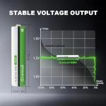 Granicell High Capacity AAA Rechargeable Batteries - 12 Pack