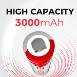 BEVIGOR 8-Pack High Capacity AA Lithium Batteries