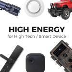 BEVIGOR 8-Pack High Capacity AA Lithium Batteries