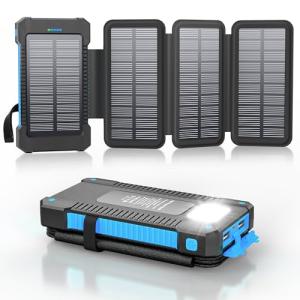 26800 mAh Solar Power Bank with Flashlight