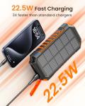 Virelek 27000mAh Wireless Solar Power Bank