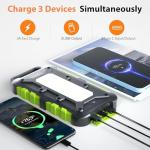 26800mAh Solar Power Bank with Fast Charging