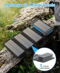 26800 mAh Solar Power Bank with Flashlight