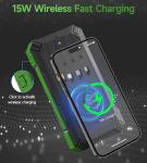 30W Solar Power Bank 56800mAh with USB-C & Wireless Charging