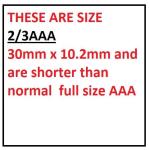 4 Pack of 2/3AAA Smart Solar Light Batteries