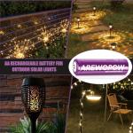 Rechargeable AA Solar Batteries - 12 Pack