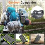 26800mAh Solar Power Bank with Fast Charging