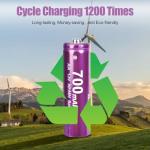 Rechargeable AA Solar Batteries - 12 Pack