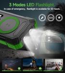 30W Solar Power Bank 56800mAh with USB-C & Wireless Charging