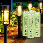 Soluminate™ AA Rechargeable Solar Light Batteries 600mAh