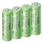CICMOD 4 Pack AA Solar Rechargeable Light Batteries