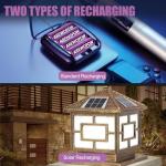 Rechargeable AA Solar Batteries - 12 Pack