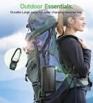 30W Solar Power Bank 56800mAh with USB-C & Wireless Charging