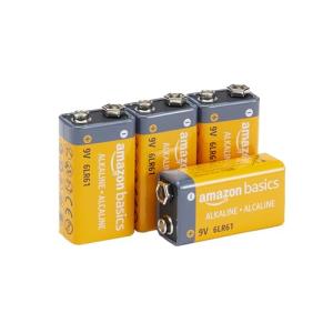 9V Alkaline Batteries 4-Pack for Electronics