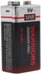 Warriors High Capacity 9V Alkaline Battery Pack