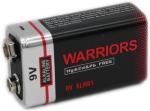 Warriors 4X High Capacity 9V Alkaline Batteries