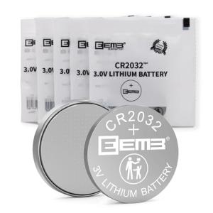 EEMB CR2032 3V Lithium Coin Cell Battery 5-Pack