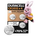 Duracell CR2032 Lithium Coin Batteries (4 Pack)