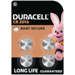 DURACELL 2016 Lithium Coin Batteries 4-Pack