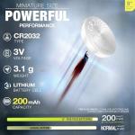 5Plus Group 5-Pack CR2032 Lithium Coin Cell Batteries