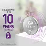 10-Pack CR2032 3V Lithium Batteries by GP