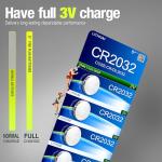 5Plus Group 5-Pack CR2032 Lithium Coin Cell Batteries
