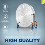 5Plus Group 5-Pack CR2032 Lithium Coin Cell Batteries