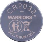 Warriors 5X 2032 CR2032 Lithium Coin Batteries