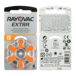 Rayovac Size 13 Hearing Aid Batteries, Pack of 30