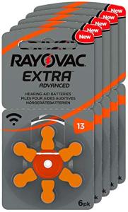 Rayovac Type 13 Hearing Aid Batteries, 5 Packs