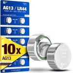 10-Pack LR44 Button Cell Batteries for Small Devices