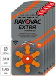 Rayovac Type 13 Hearing Aid Batteries, 5 Packs